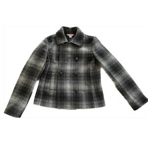 Brooks Brothers Sample Short Peacoat Plaid